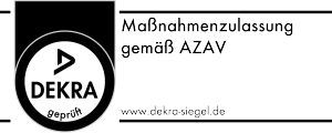DEKRA-Siegel: Maßnahmenzulassung gemäß AZAV